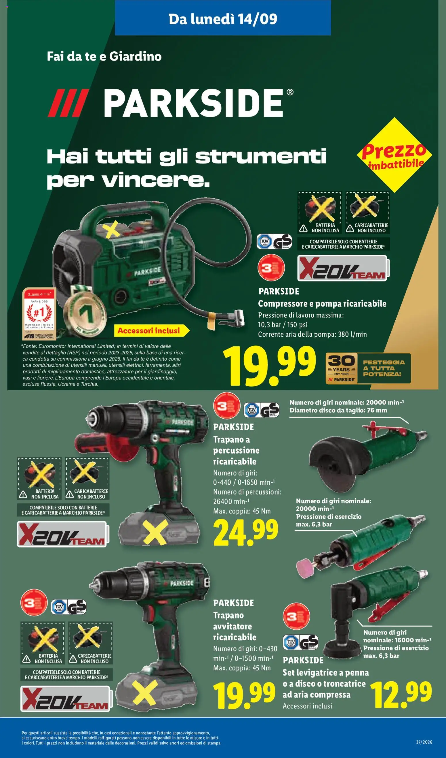 Volantino Lidl del 10/09/2026 | Pagina: 37