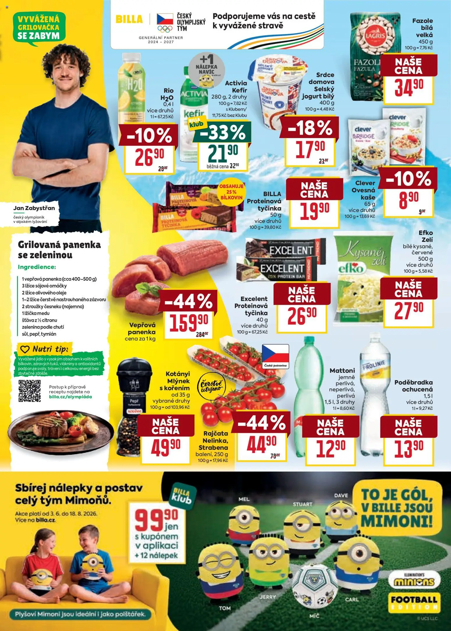Billa Velký leták od 10.06.2026 | Strana: 17 | Produkty: Ovesná kaše, Poděbradka, Fazole, Clever