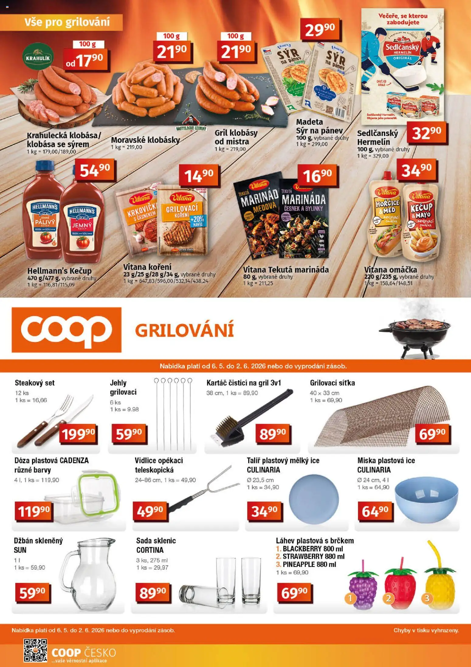 Coop leták - Tuty od 06.05.2026 | Strana: 6 | Produkty: Dóza, Med, Klobása, Kartáč