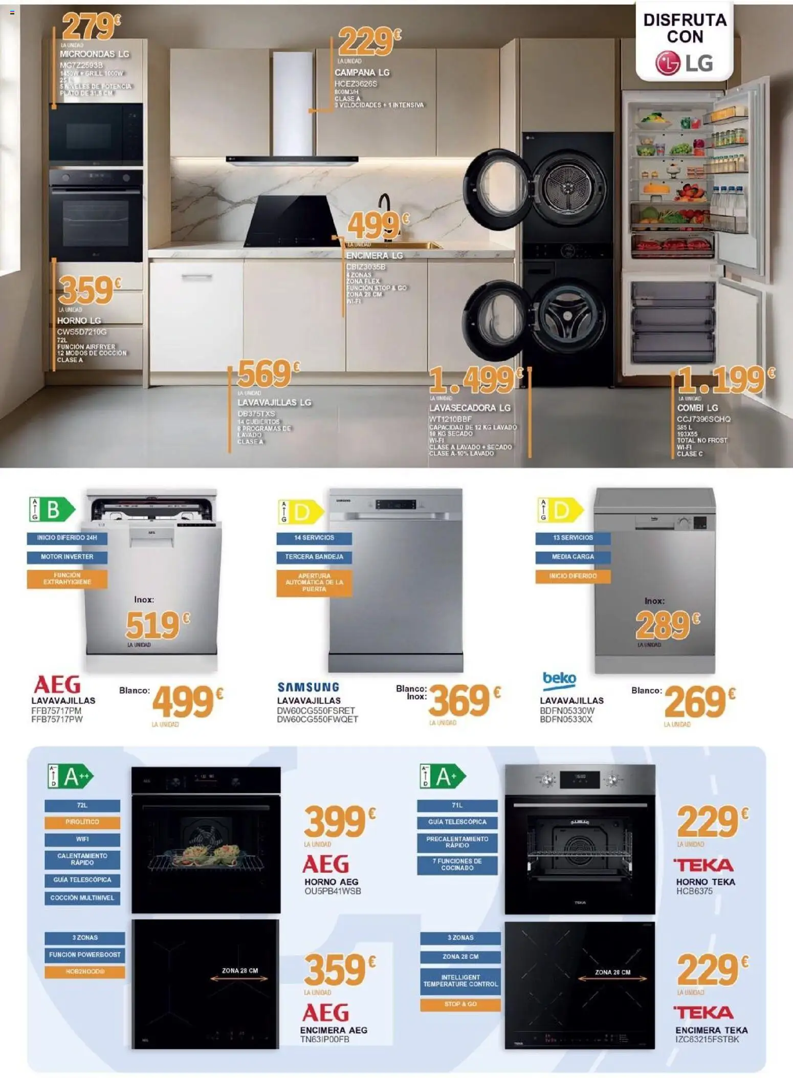 E.Leclerc - Valdemoro │ válido desde el 01/10/2026 | Página: 4 | Productos: Horno, Lavavajillas, Combi, Bandeja
