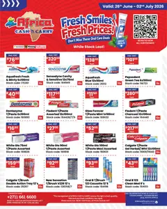 Africa Cash & Carry specials catalogue – valid from 26/06/2026