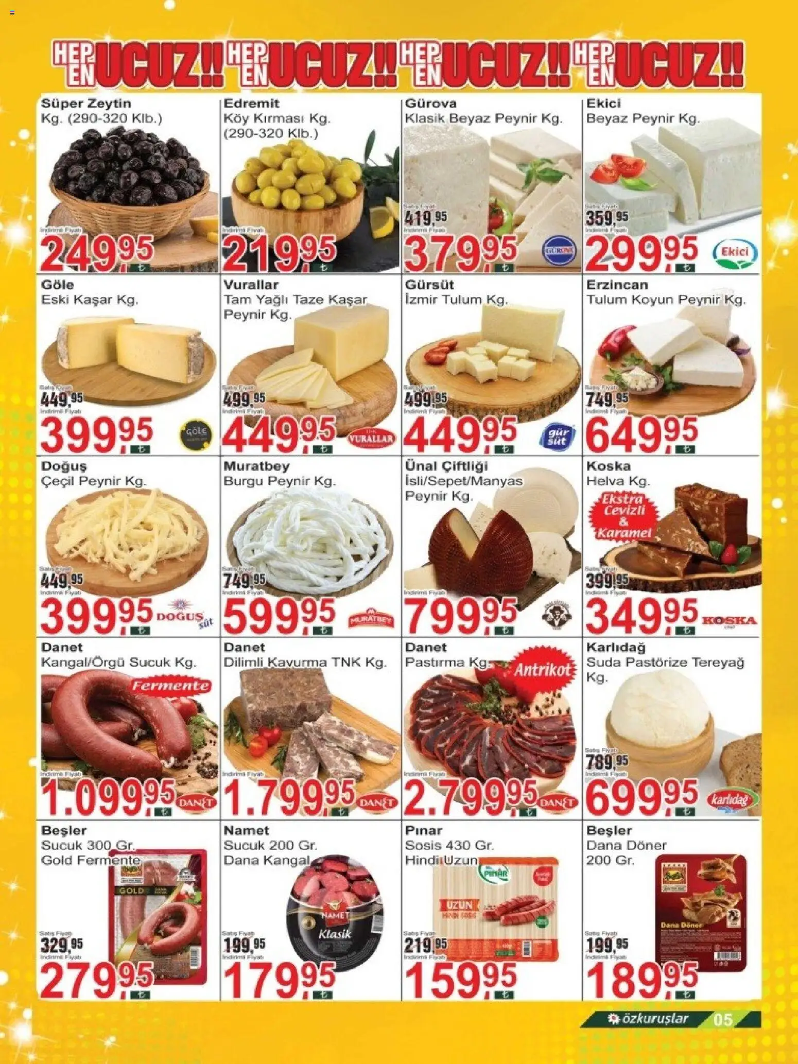 Özkuruşlar Katalog - 21.06.2026 tarihinden itibaren geçerlidir | Sayfa: 5