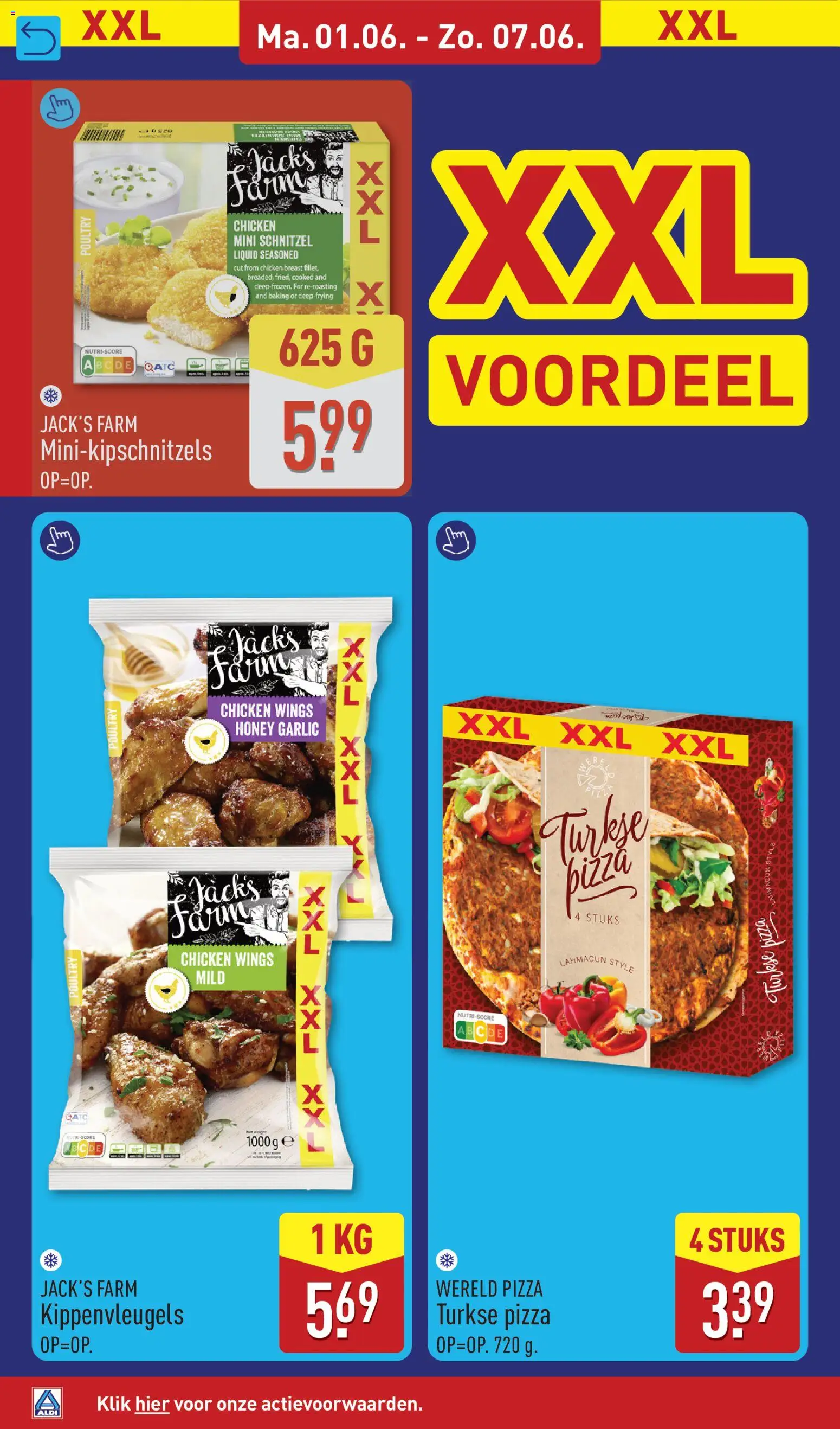 {H1} | Pagina: 28 | Producten: Pizza, Schnitzel, Kippenvleugels