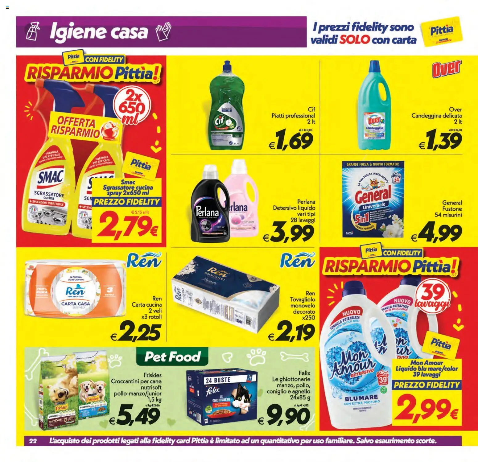 Volantino SuperConveniente del 11/09/2026 | Pagina: 22 | Prodotti: Piatti, Sgrassatore, Agnello, Profumo