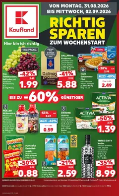 Kaufland Prospekt Finsterwalde ab 31.08.2026 gültig