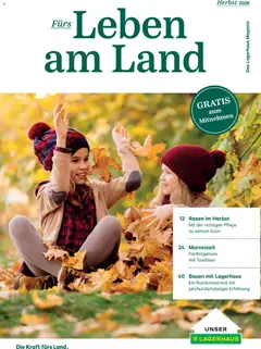 Lagerhaus Fürs Leben am Land Herbst 2026 ab 01.08.2026 gültig