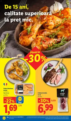 Ofertele Lidl valabile de la 05.10.2026 | Pagină: 74 | Produse: Cotlet, Pui, Miel, Plus