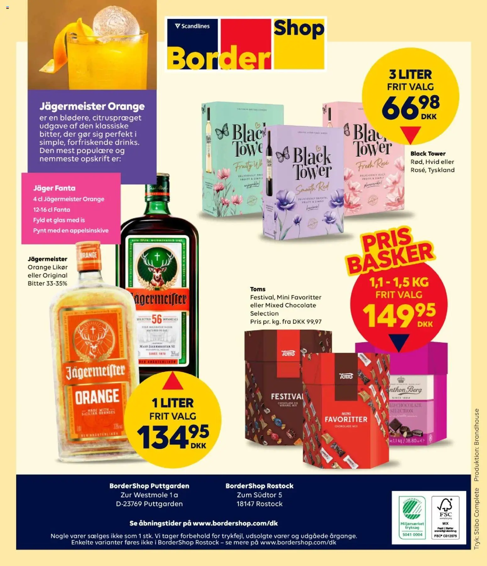 Bordershop tilbudsavis – gyldig fra 01/06/2026 | Side: 24 | Produkter: Chokolade, Fanta, Is, Søm