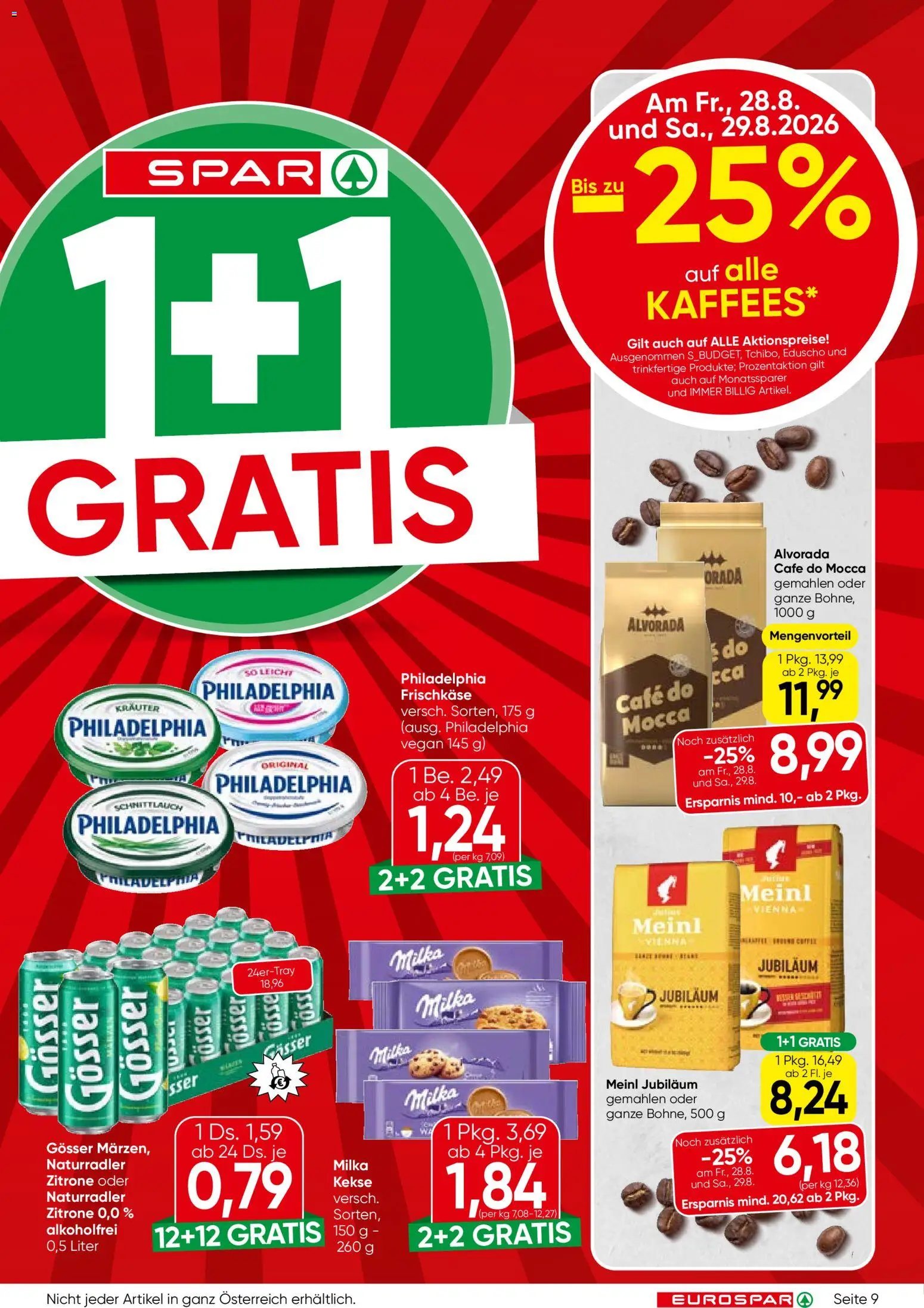 Eurospar Flugblatt gültig ab 27.08.2026 | Seite: 9