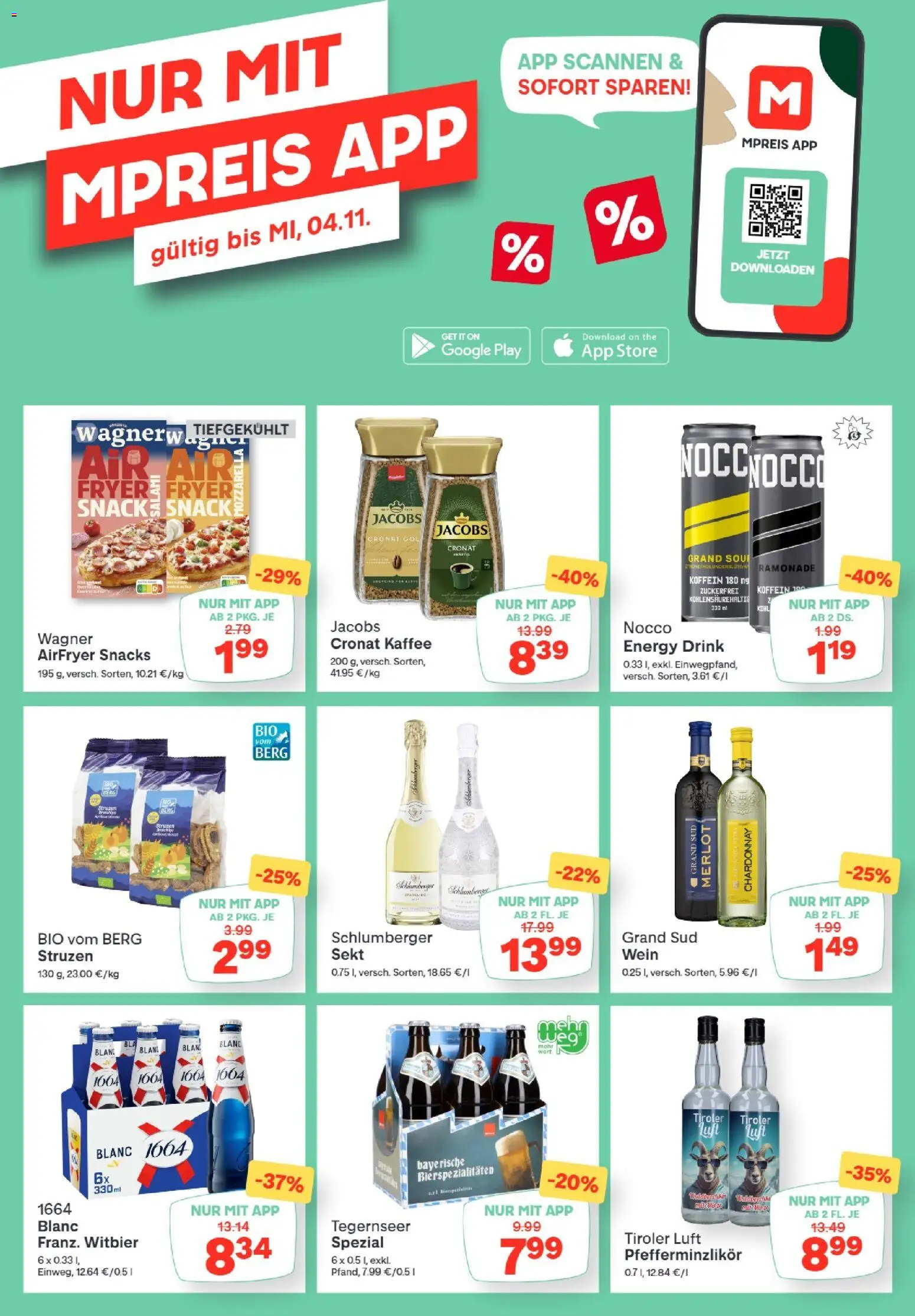 MPREIS Altenmarkt im Pongau gültig ab 22.10.2026 | Seite: 14 | Produkte: Kaffee, Wein