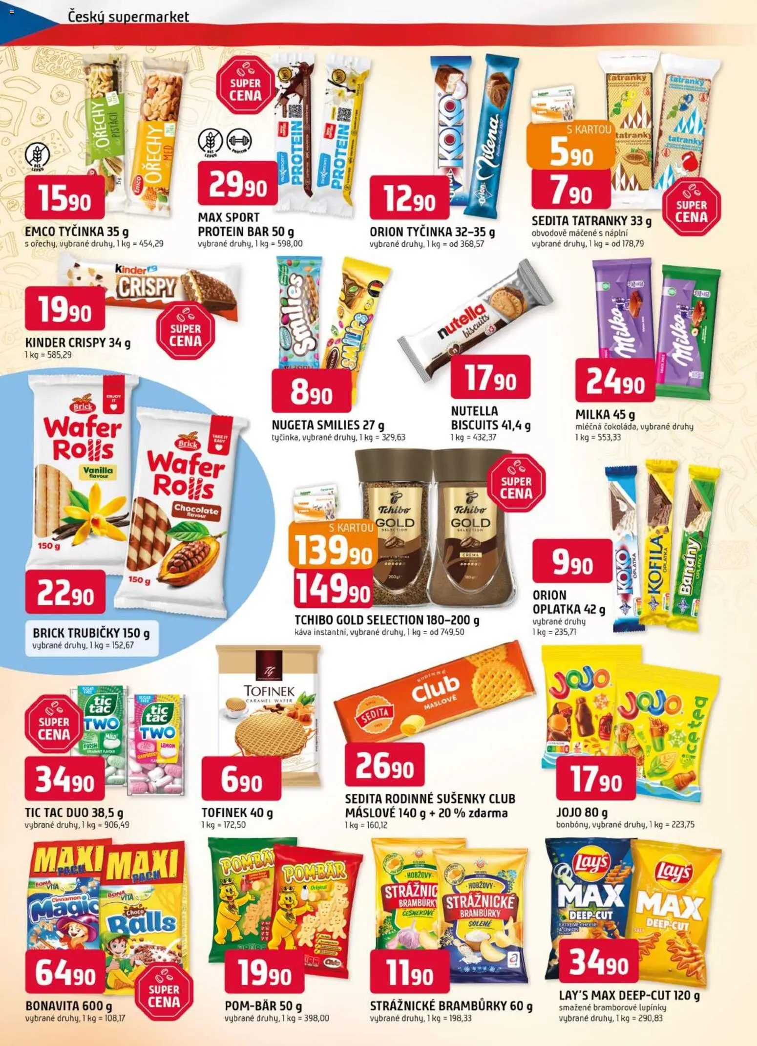 Trefa leták od 08.07.2026 | Strana: 6 | Produkty: Banány, Ořechy, Kofila, Lay's