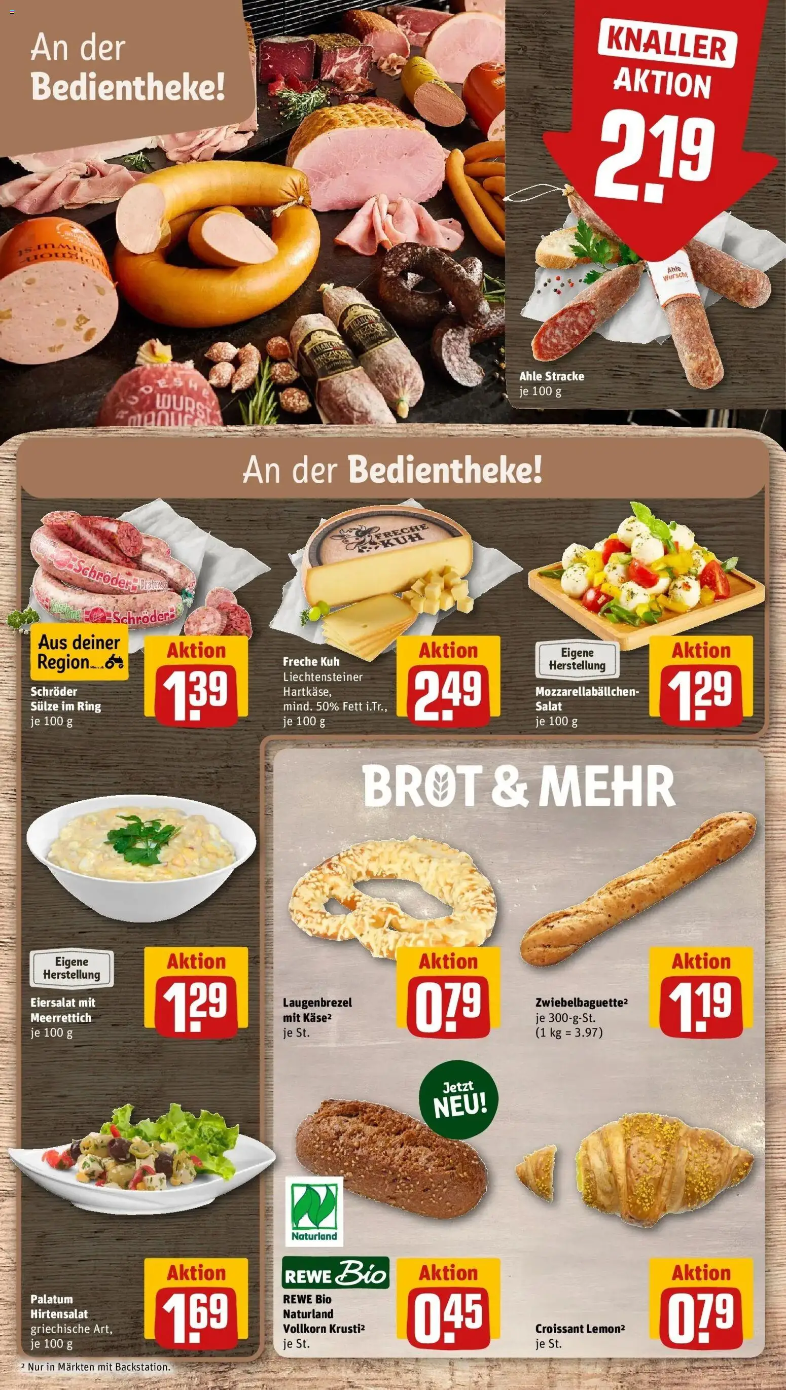 Rewe Prospekt Bad Endbach – gültig ab 13.07.2026 | Seite: 11 | Produkte: Croissant, Wurst, Brot, Salat