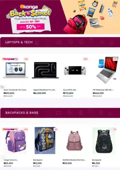 Offer preview "Konga Catalogue" | Page: 4 | Products: Cornflakes, Backpack