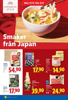 VITASIA Sushi majonnäs, 480 g - Förhandsvisning av reklamblad från butik Lidl aktuell från 31/08/2026 | Sida: 8 | Produkter: Surimisticks, Matta, Majonnäs, Ingefära