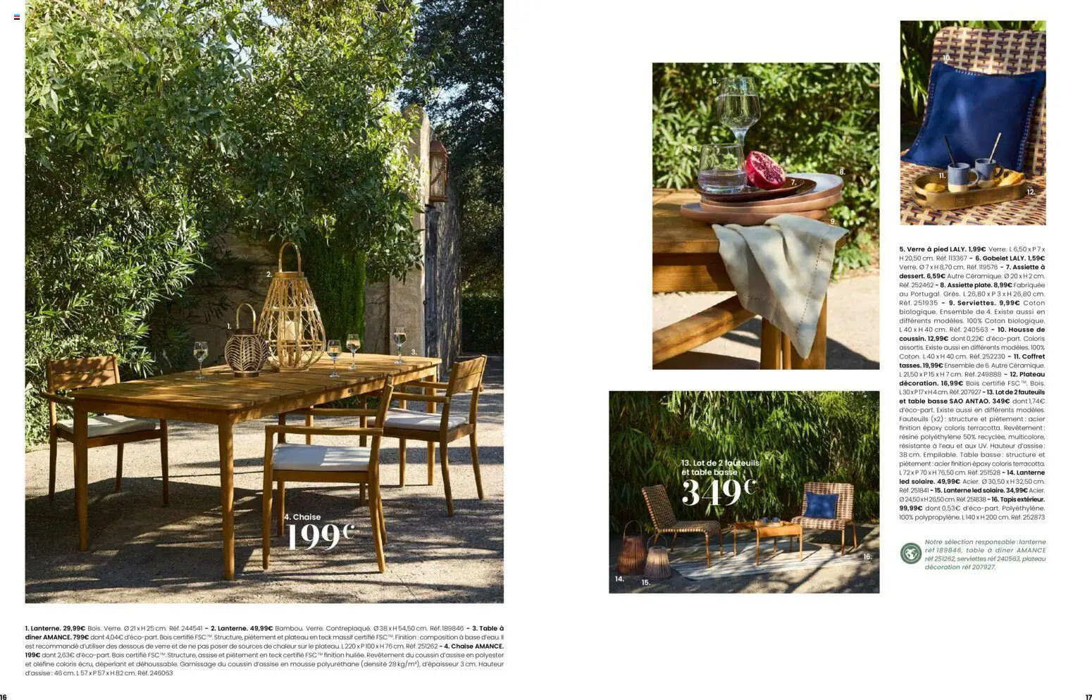 {H1} | Page: 9 | Produits: Plateau, Table basse, Tapis, Lanterne LED