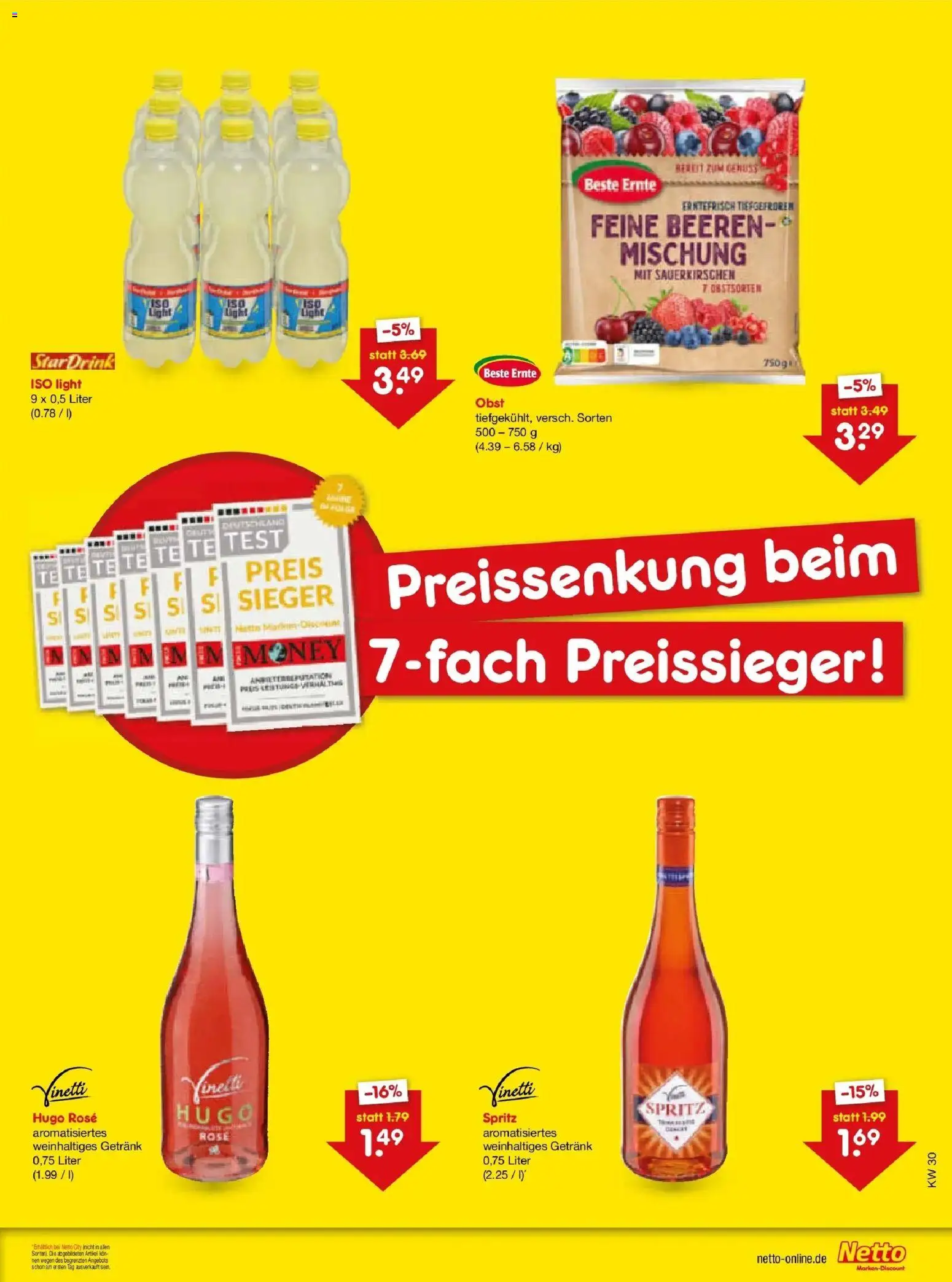 Netto Marken-Discount Prospekt Weimar – gültig ab 03.08.2026 | Seite: 7 | Produkte: Obst, Hugo