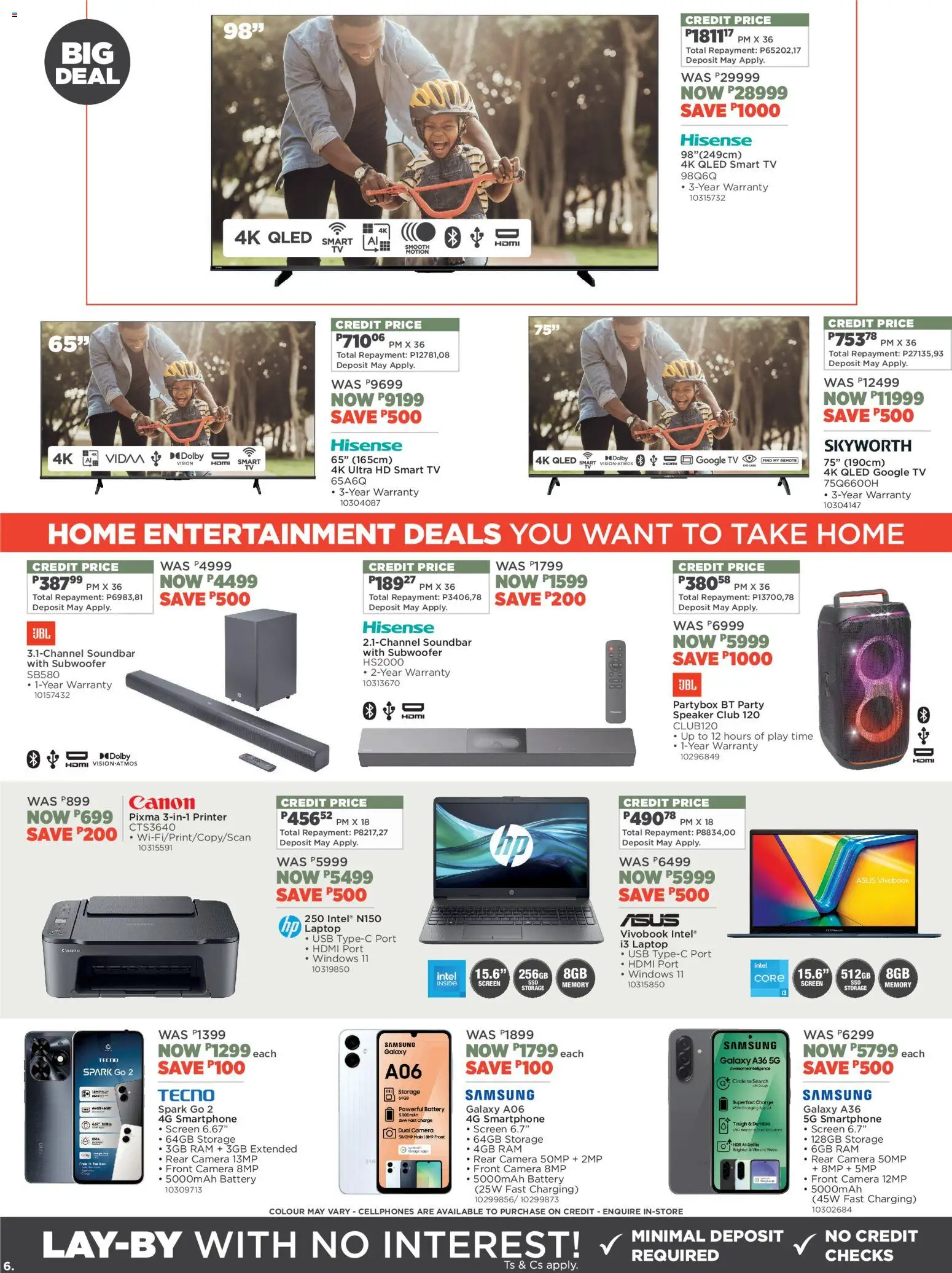 New House and Home catalogue – valid from 16.03.2026 | Page: 6 | Products: Camera, USB, Soundbar, Remote