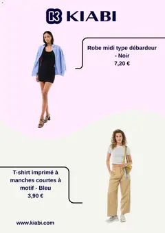 Kiabi - Prévisualisation de Kiabi catalogue Été valide à partir de 22/07/2026 | Page: 4 | Produits: Robe, Débardeur