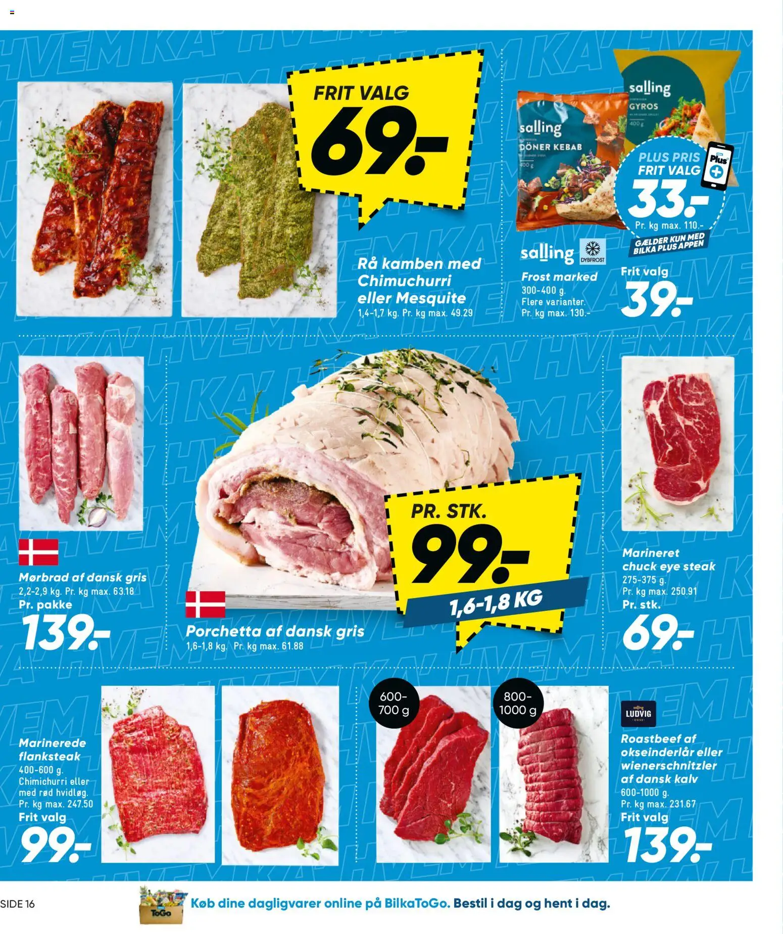 Bilka tilbudsavis – gyldig fra 12.06.2026 | Side: 18 | Produkter: Kebab, Roastbeef