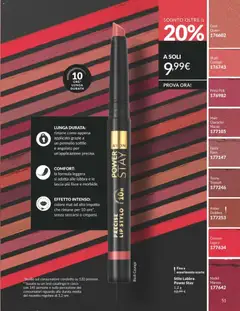 Anteprima del volantino Avon catalogo - campagna 8/2026 valido a partire dal 01/08/2026 | Pagina: 51 | Prodotti: Rossetto, Pennello, Blush