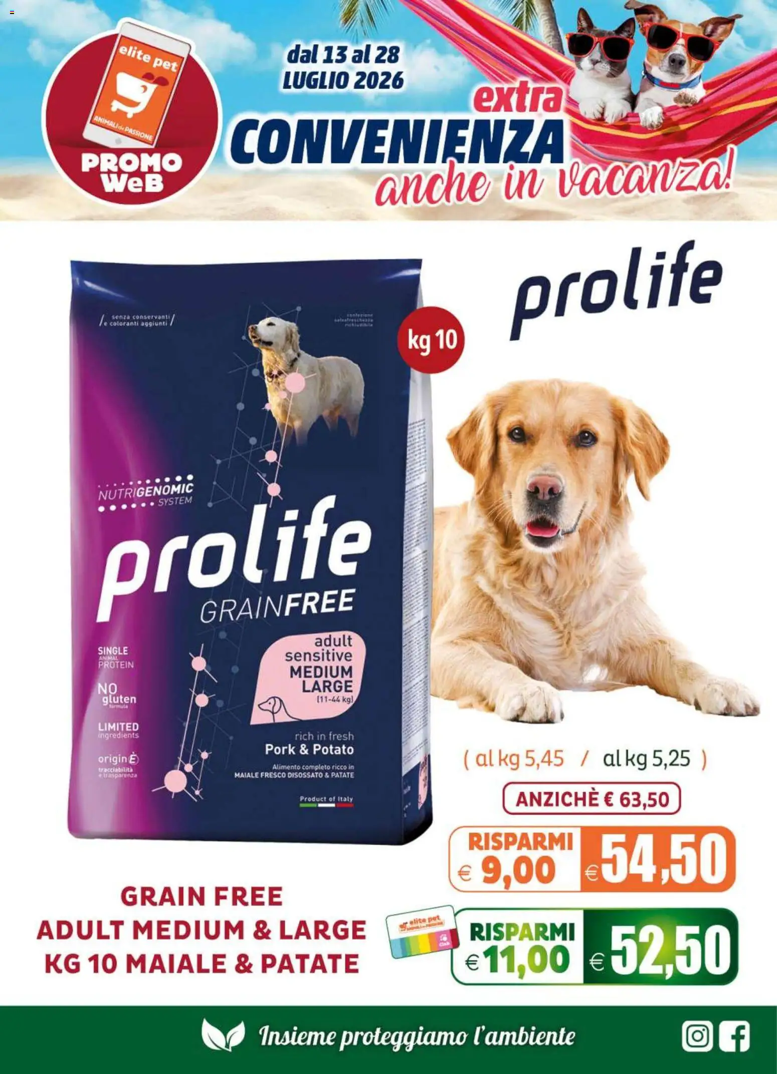 Volantino Elite Supermercati del 13/07/2026 | Pagina: 3 | Prodotti: Maiale, Patate