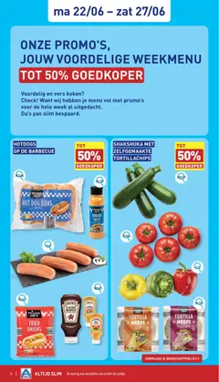 Aldi folder week 26 - Voorbeeld van een folder van Aldi, geldig van 22.06.2026 | Pagina: 6 | Producten: Tortillachips, Tortilla, La, Kan