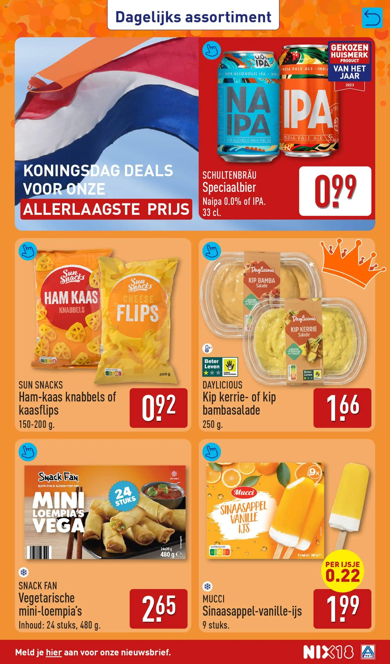 {H1} | Pagina: 29 | Producten: Kaas, Brood, Ijsje, Salade