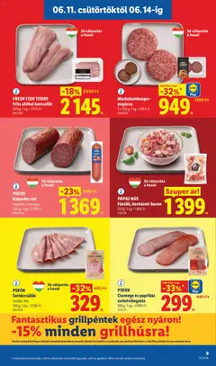 PÁPAI HÚS Füstölt, kockázott bacon, Füstölt, kockázott bacon - amely érvényes a következő dátumtól: 11.06.2026 | Oldal: 9
