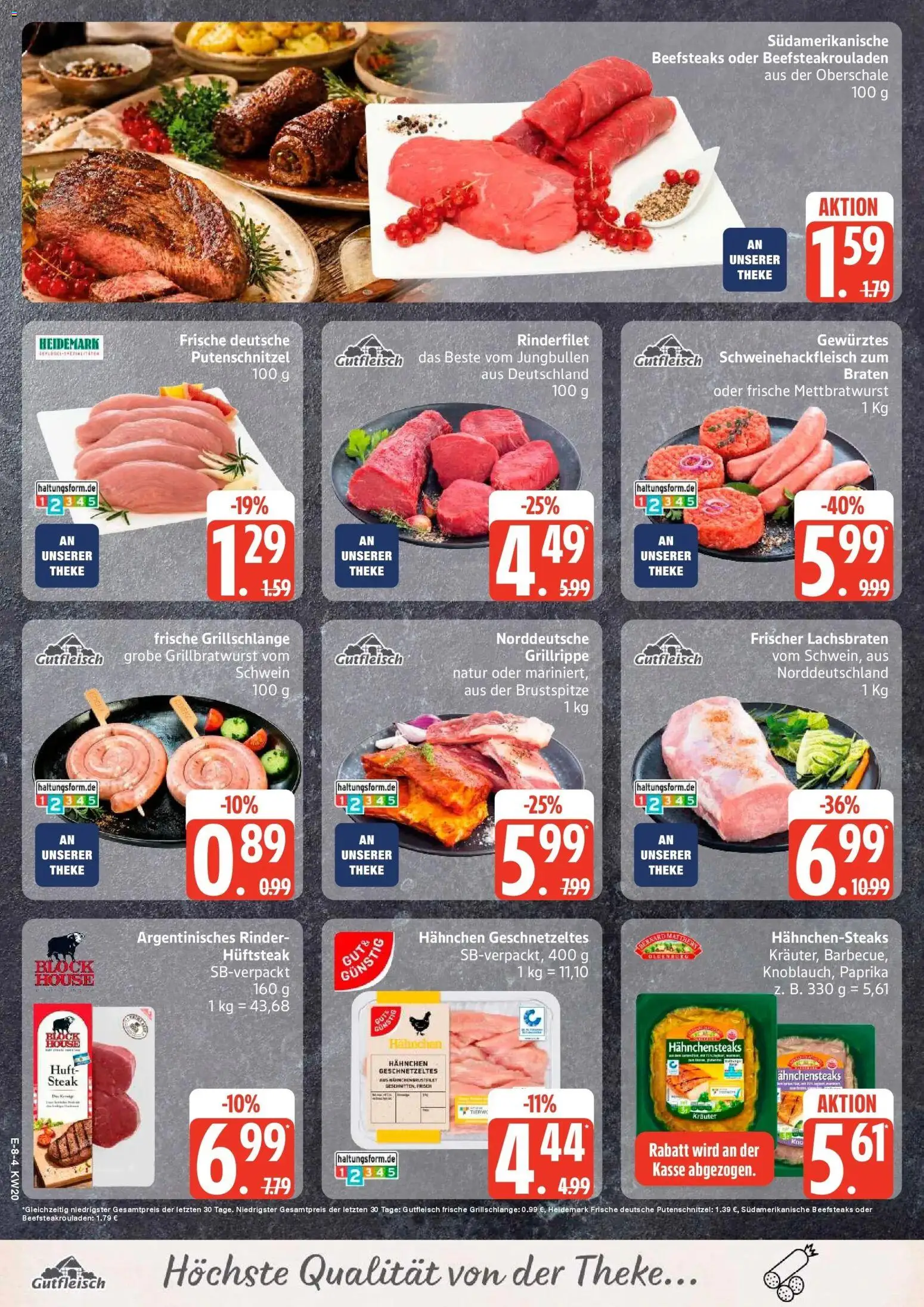 Marktkauf Prospekt Grevesmühlen	 – gültig ab 10.05.2026 | Seite: 8 | Produkte: Theke, Rinderfilet, Paprika, Steak