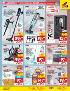 Netto Marken-Discount Prospekt ab 08.06.2026 gültig | Seite: 45 | Produkte: Hülle, Backofen, Waschestander, TV