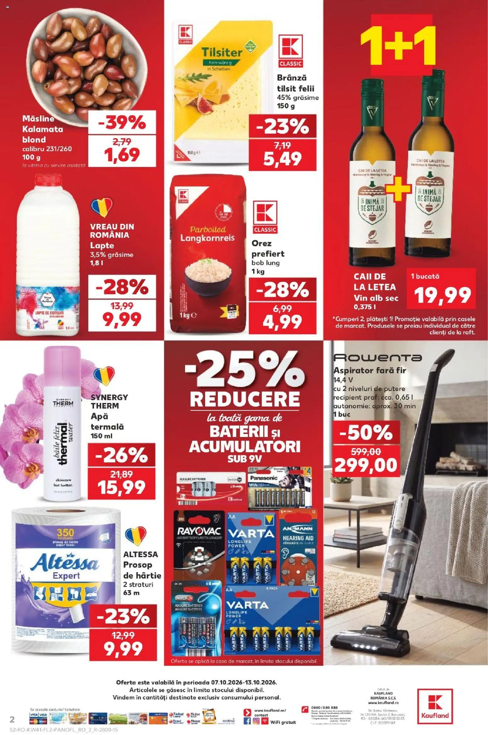 Noul catalog Kaufland – valabil de la 07.10.2026 | Pagină: 2 | Produse: Aplică, Vitrină, Baterii, Power