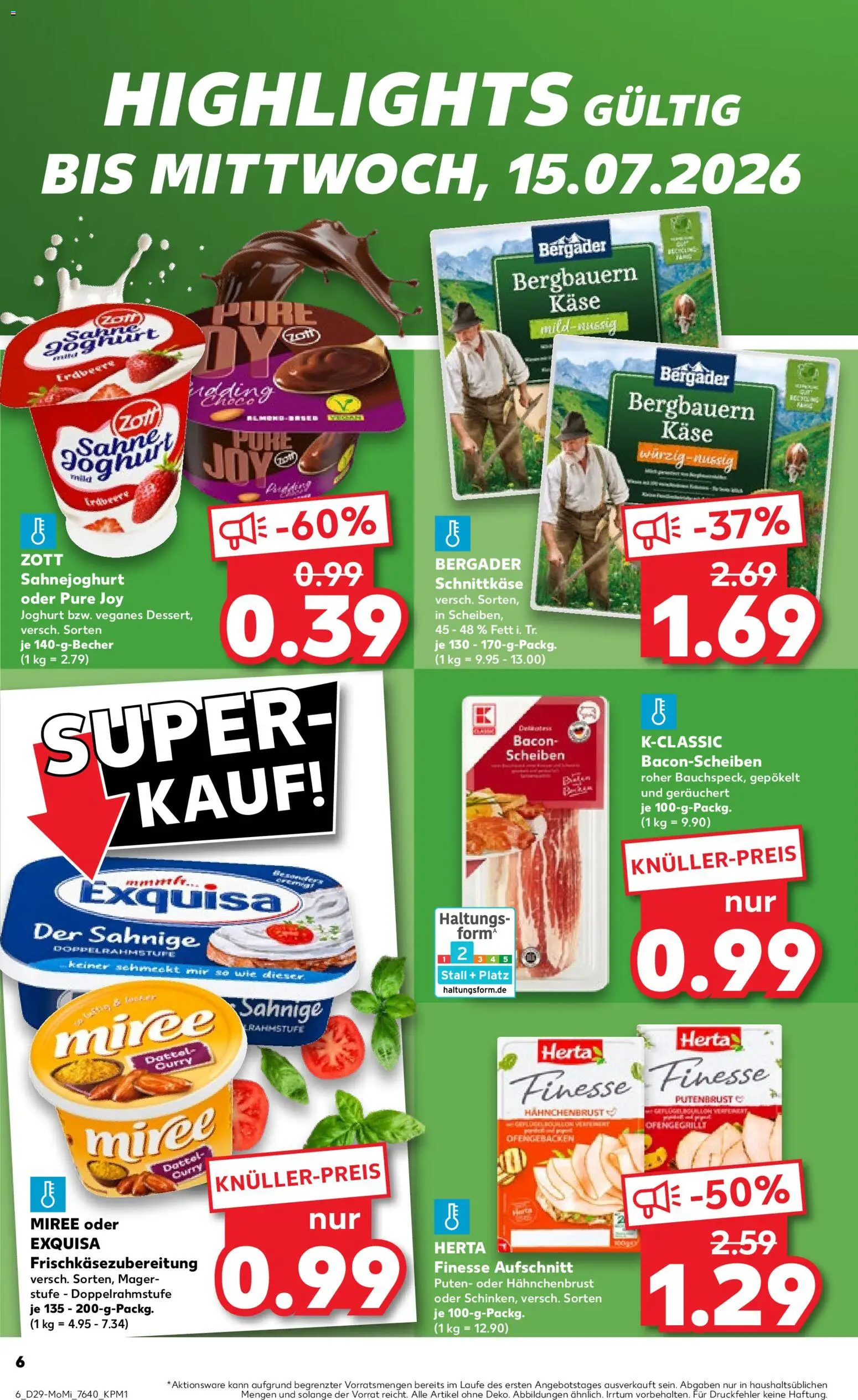 Kaufland Německo leták - Köln od 13.07.2026 | Strana: 6 | Produkty: Forma, Kaše