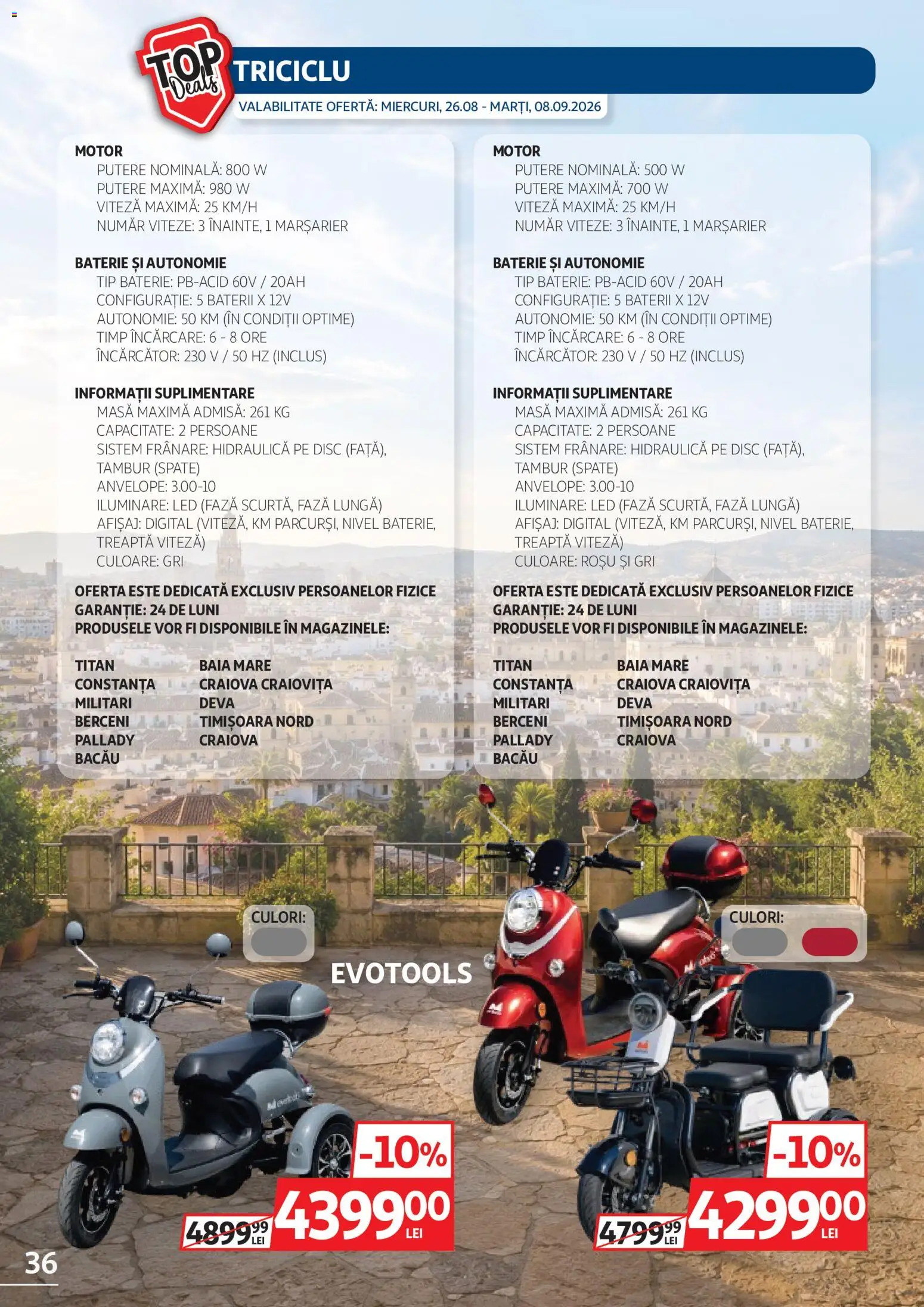 Noul catalog Auchan – valabil de la 26.08.2026 | Pagină: 36 | Produse: Încărcător, LED, Baterie, Tip