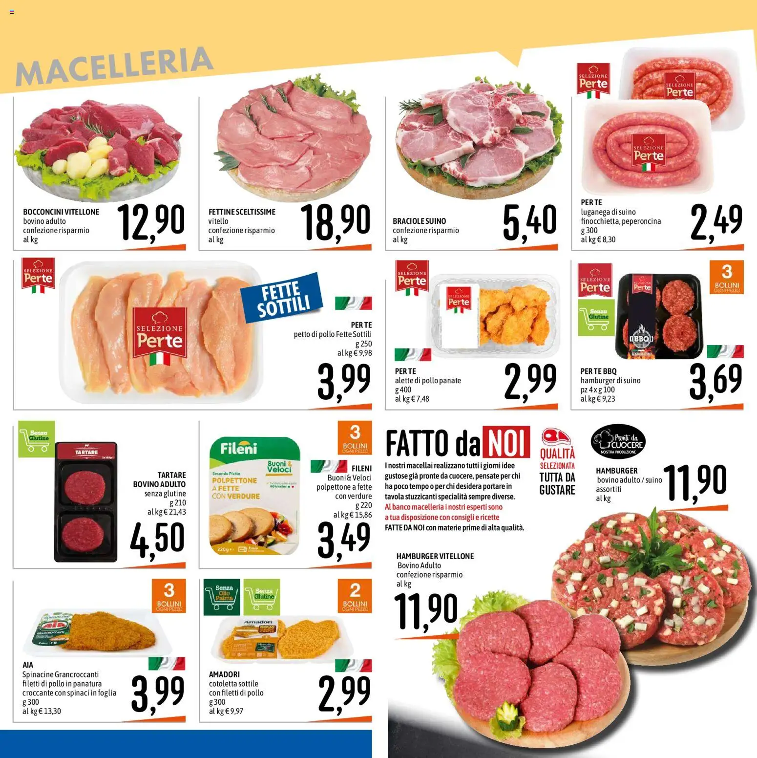 Volantino Emisfero del 09/07/2026 | Pagina: 9 | Prodotti: Pollo, Verdure, Suino, Hamburger