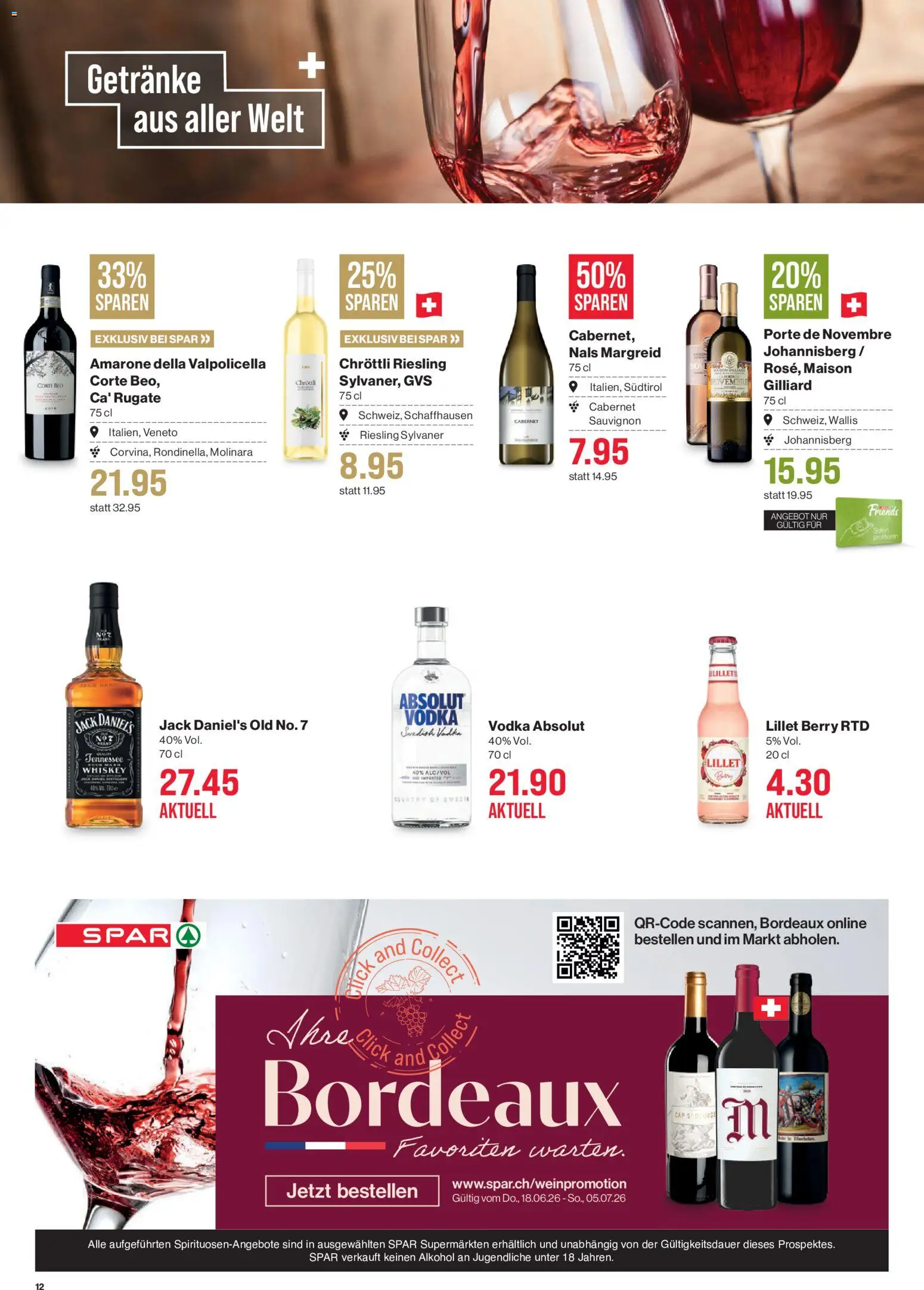 SPAR aktionen – gültig ab 25.06.2026 | Seite: 12 | Produkte: Whiskey