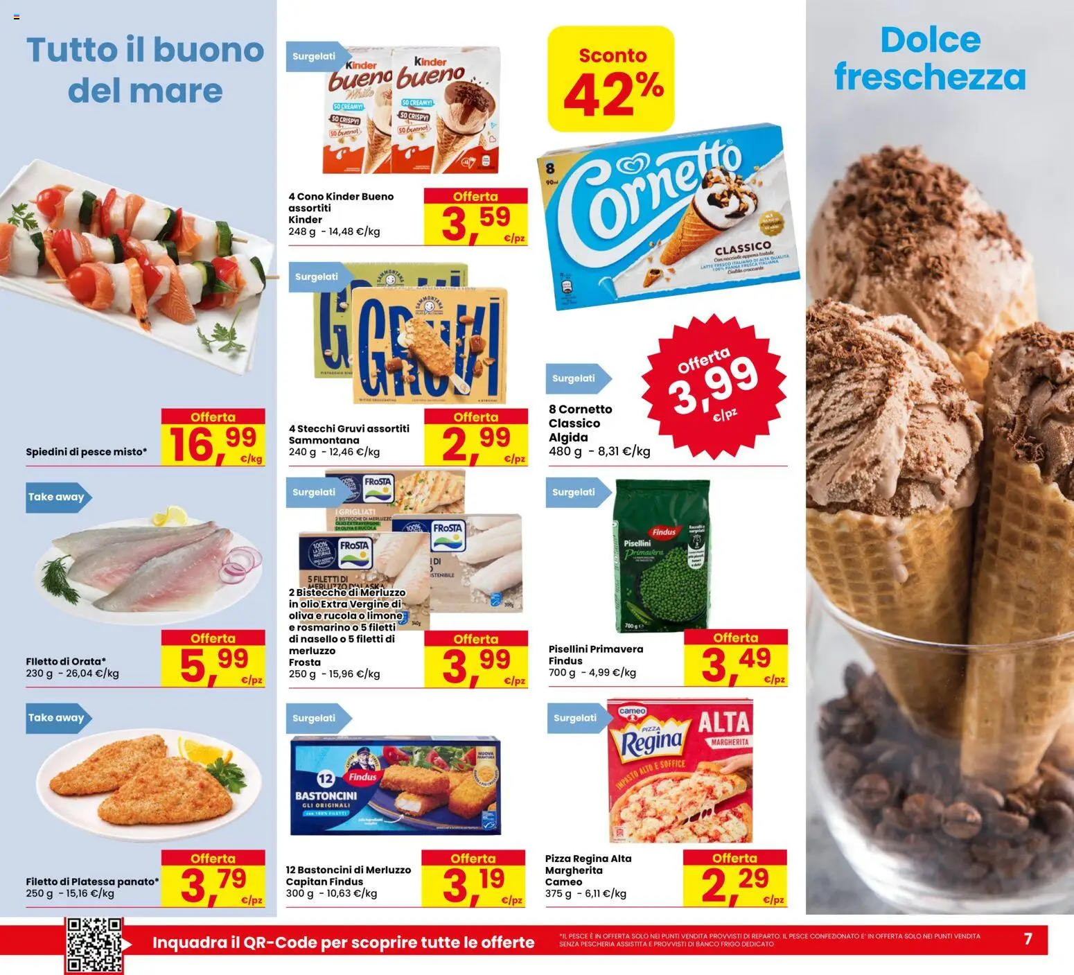 Volantino Eurospar del 28.05.2026 | Pagina: 7 | Prodotti: Rosmarino, Pesce, Rucola, Nasello