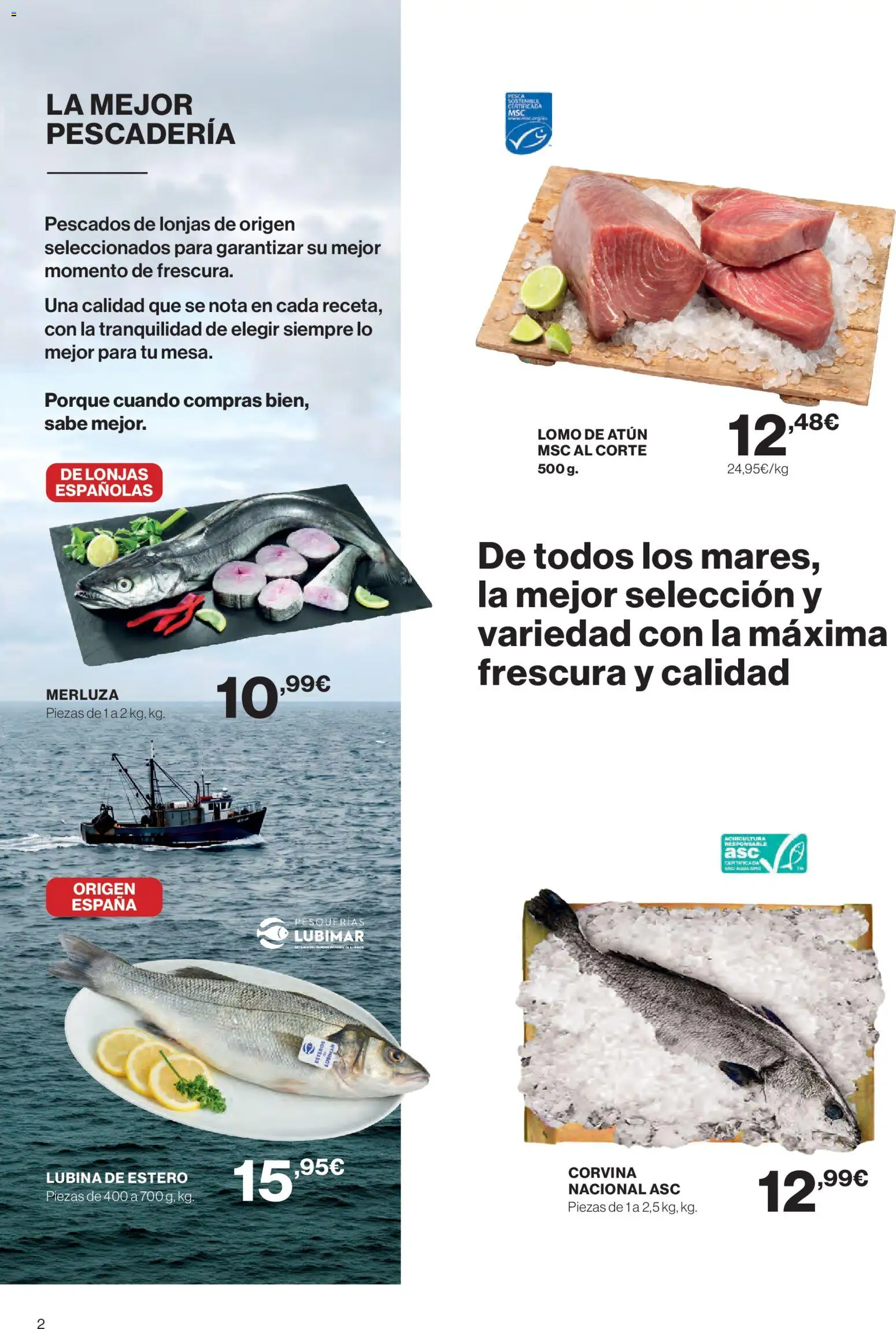 El Corte Inglés ofertas │ válido desde el 24/09/2026 | Página: 2 | Productos: Atún, Lomo