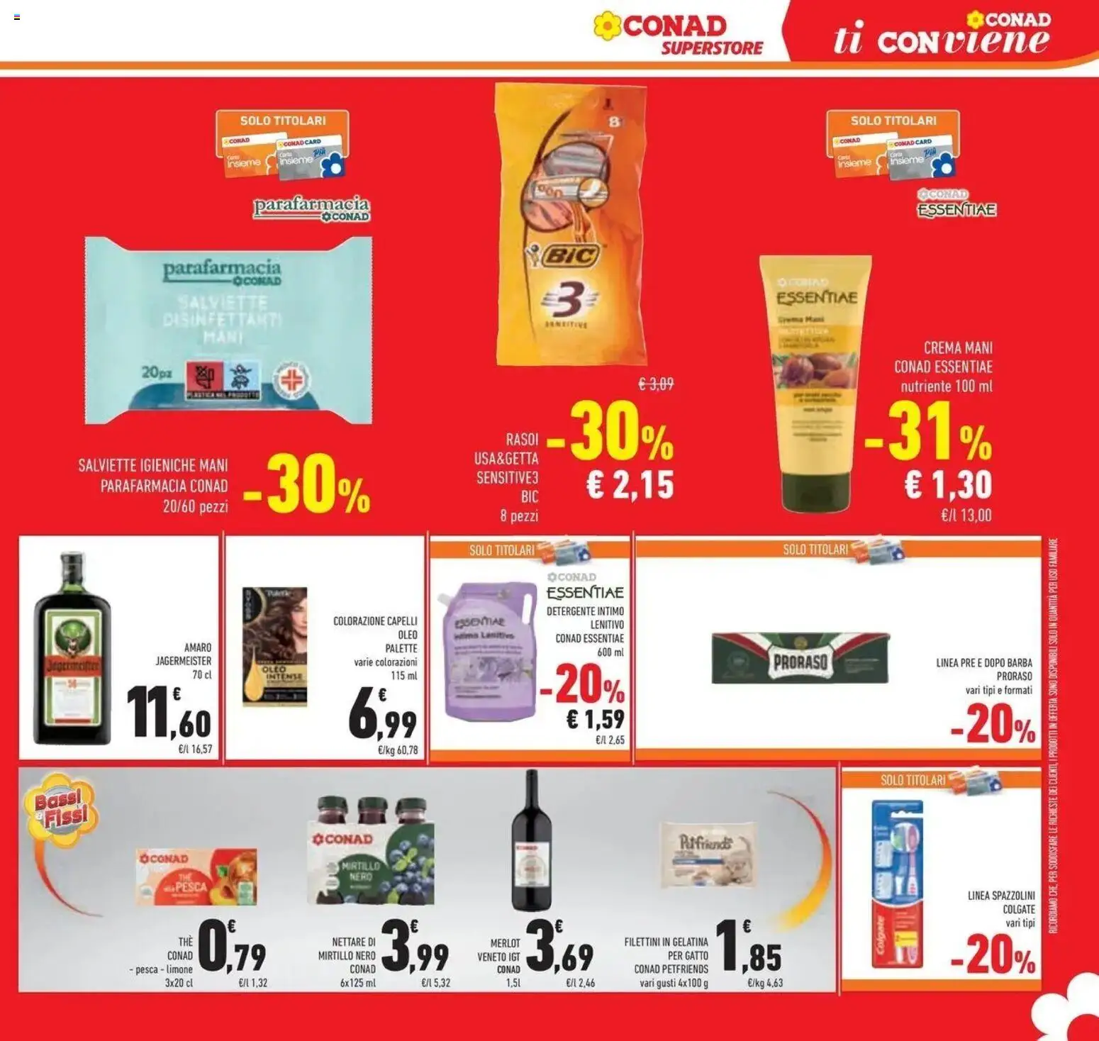 Anteprima volantino Conad dal 21/10/2026 prossima settimana | Pagina: 35 | Prodotti: Crema, Limone, Pesca, Amaro