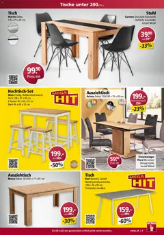 Otto's Aktionen Möbelflyer ab 01.07.2026 gültig | Seite: 3 | Produkte: Tisch, Hocker, Stuhl