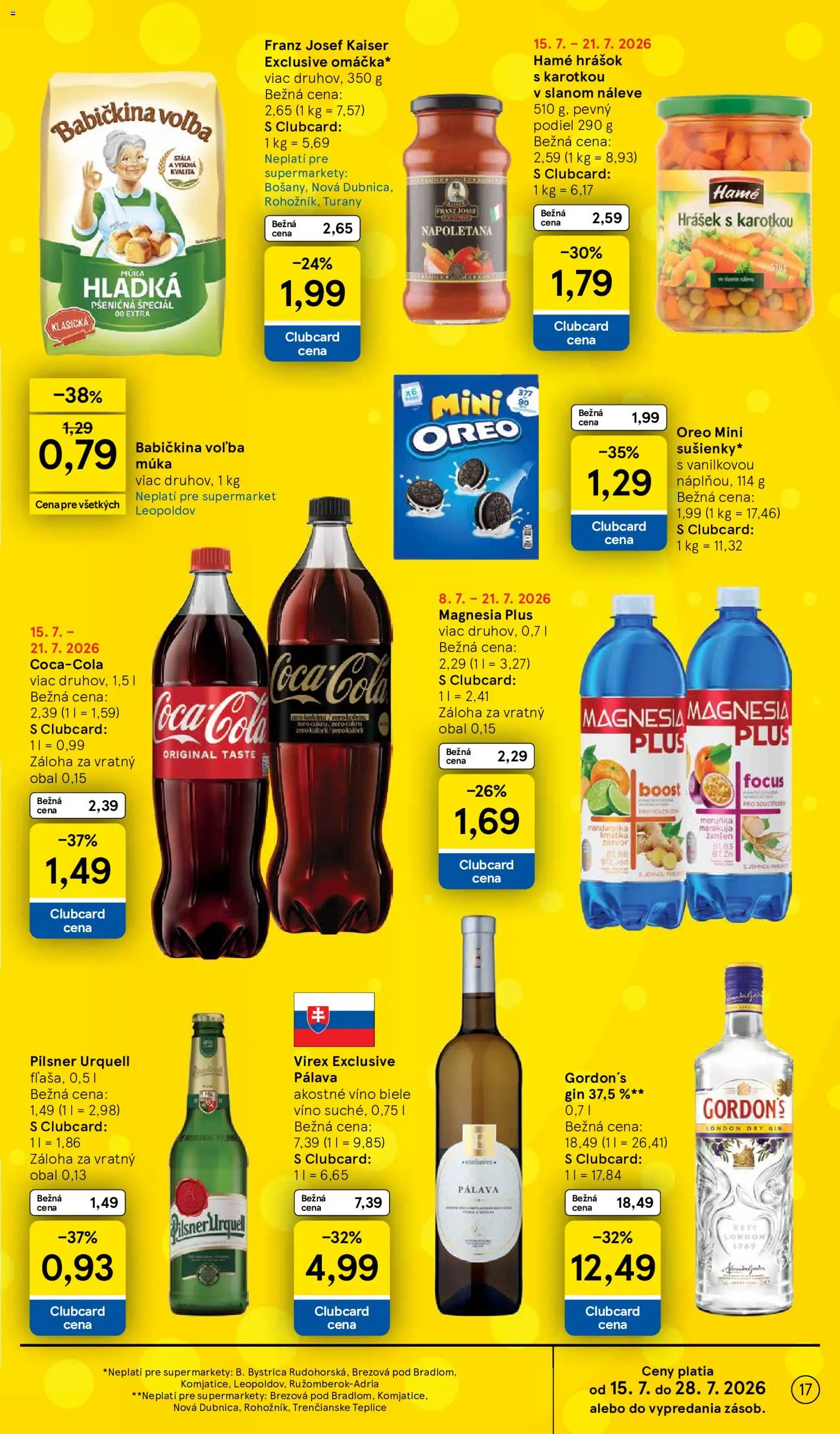 Nové Tesco akcie – leták je platný od 15.07.2026 | Strana: 17