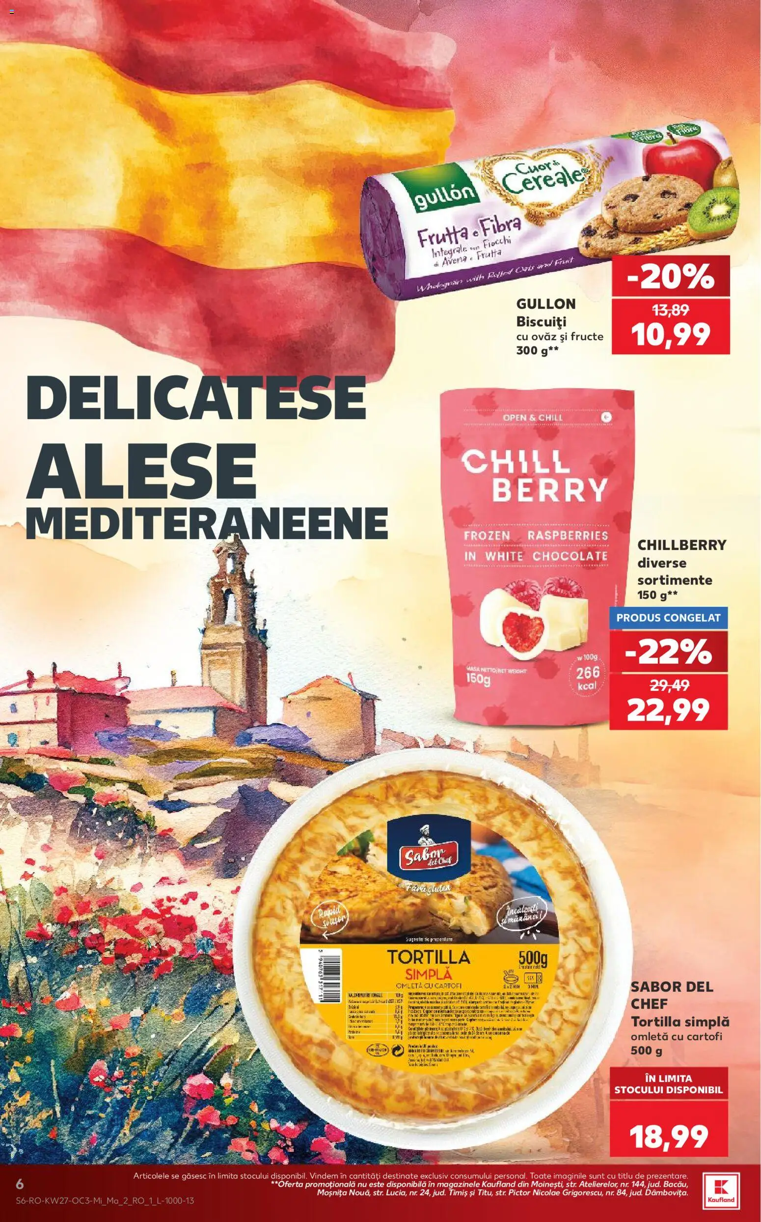 Noul catalog Kaufland – valabil de la 01.07.2026 | Pagină: 6 | Produse: Cereale, Biscuiți, Cartofi, Fructe