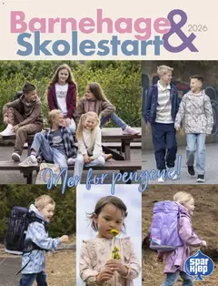 Forhåndsvisning av Spar Kjop - Barnehage & Skolestart gyldig fra 25/06/2026
