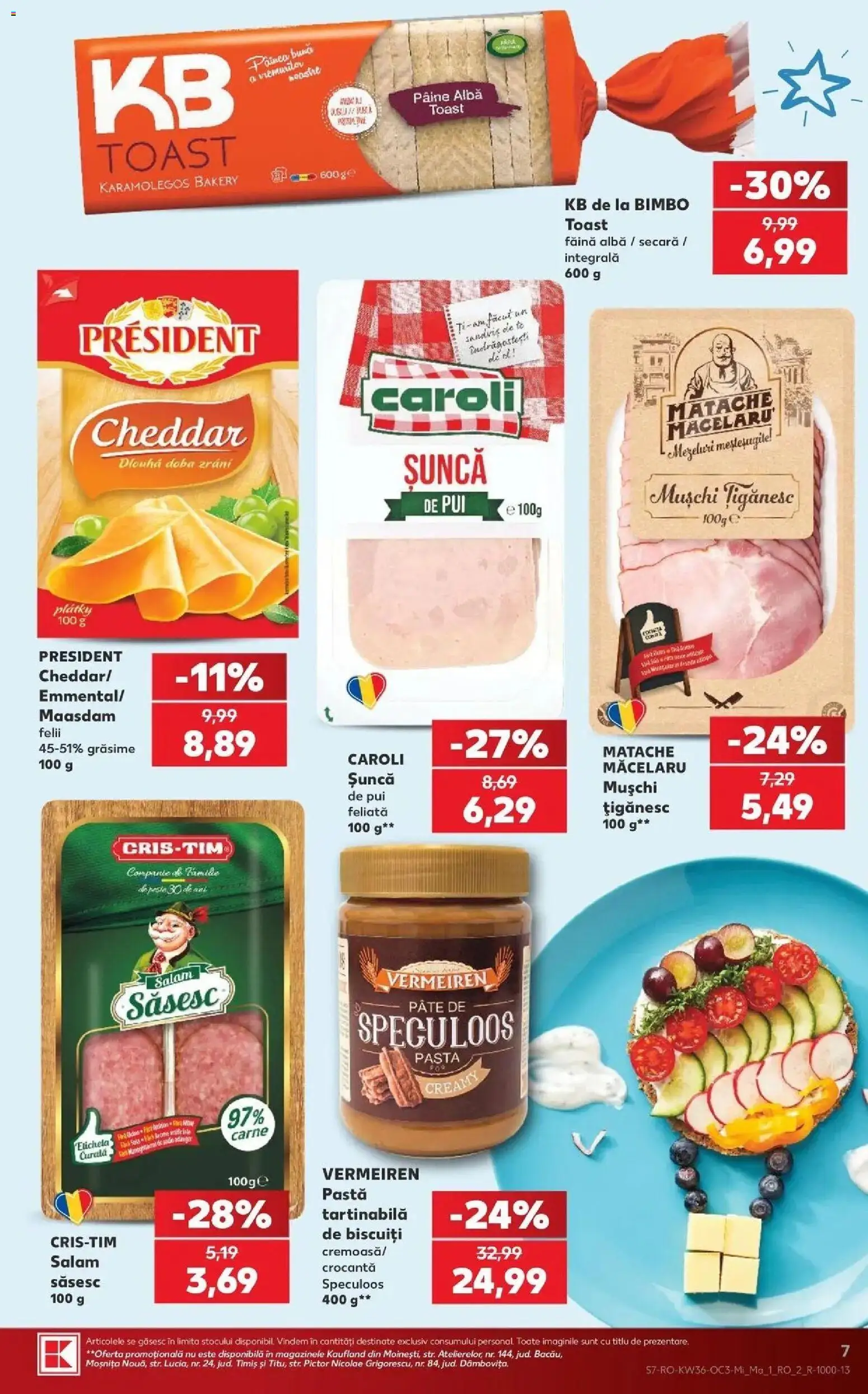 Kaufland Baia Mare 02.09.2026 - Revista si Oferta | Pagină: 7 | Produse: Pate, Salam, Șuncă, Făină