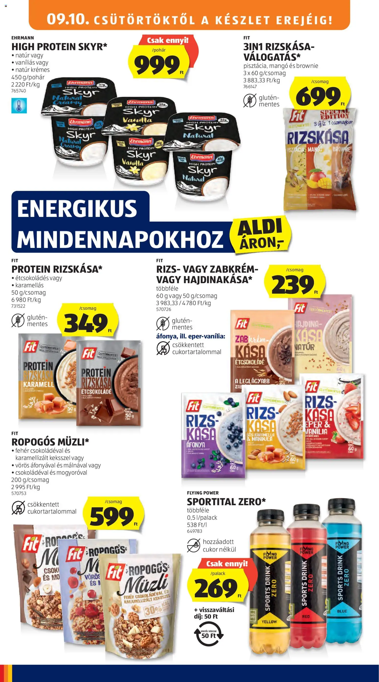 Aldi akciós ujság - amely érvényes a következő dátumtól: 2026.09.10. | Oldal: 20