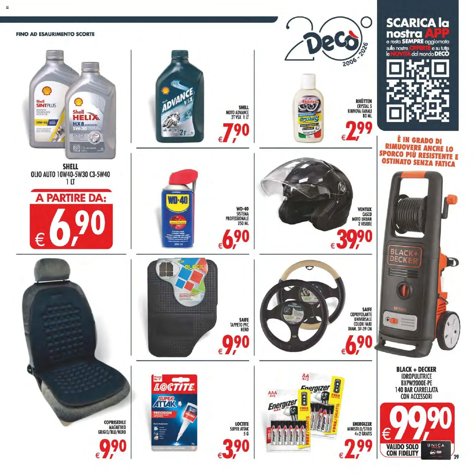 Volantino Decò del 29.05.2026 | Pagina: 35 | Prodotti: Olio, Idropulitrice, Tappeto