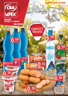 CBA Verex leták platný od 18.06.2026