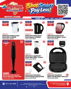 Africa Cash & Carry specials catalogue – valid from 27/06/2026