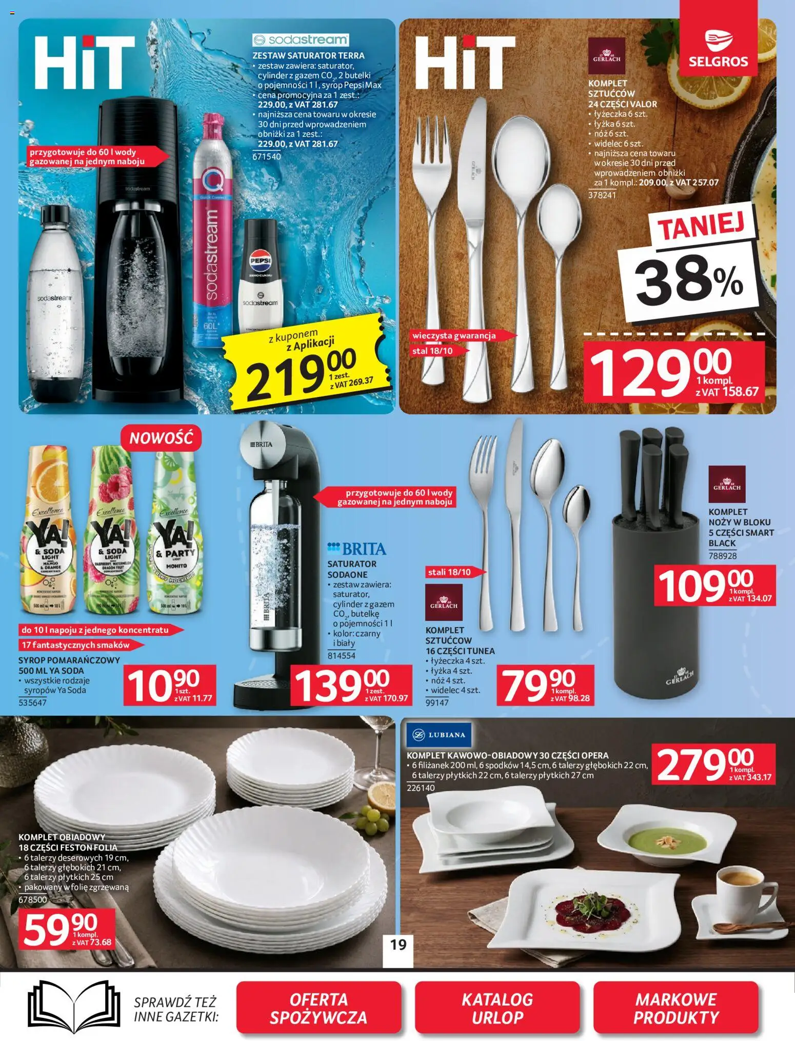 Selgros cash&carry gazetka - Oferta przemysłowa od 18.06.2026 | Strona: 21 | Produkty: Mango, Syrop, Pepsi, Sodastream