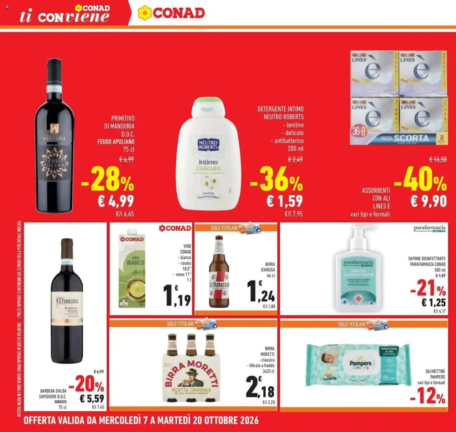 Volantino Conad del 07/10/2026 | Pagina: 44