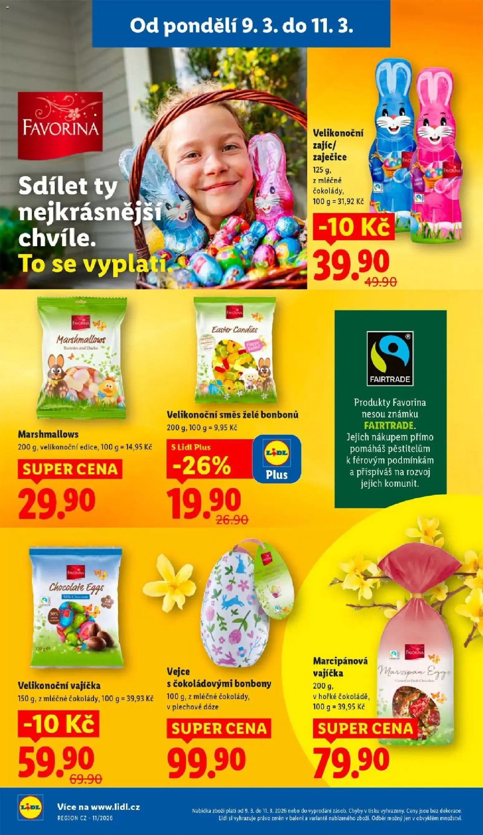 Lidl aktuální leták od 09.03.2026 | Strana: 14 | Produkty: Vajíčka, Vejce, Bonbóny, Marshmallows